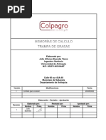 Memorías de Cálculo Trampa de Grasas COLPAGRO Vr1 Agosto 2022