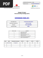 Expansion Tank (Et) : Rabigh II Project Interconnecting Package (UO1)