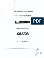 Caixa: Termo de Securitização de Créditos Imobiliários