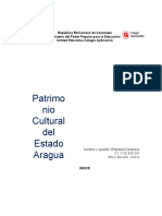 Patrimonio Cultural Del Estado Aragua