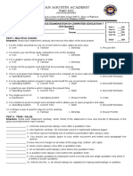 Comp7 - Answer Key - Jan. Exam - 1st Set