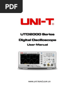 UNI T UTD2102 User Manual