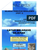 Pert.2 (SEJARAH PEMIKIRAN MANAJEMEN) ) PDF