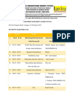 Rundown Pengukuhan Anggota Magang