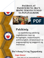 Introduksyon Sa Pagbasa