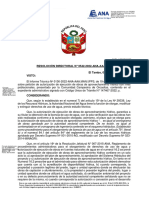 R. D. #0542-22-ANA-AAA X MANTARO Autorizac. Ejecuc. Obras Uso Poblacional Orcasitas