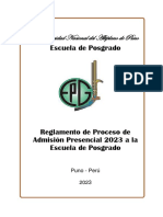 Reglamento - de - Proceso - Admision - Presencial - Epg - 2023 - Ver1