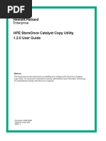 HPE StoreOnce CATTOOLS User Guide EH991-90932 CATTOOLS UserGuide