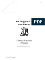 Guia de Usuario de s10 Presupuestos