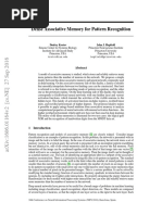 Dense Associative Memory For Pattern Recognition