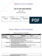 GE 5 Course Outline