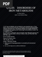 Disorders of Iron Metabolism