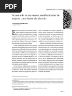 Articulo Ni Una Más, Ni Una Menos PDF