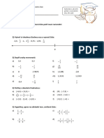 Racionální - Čísla Souhrnný List PDF