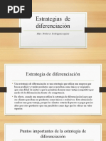 Estrategias de Diferenciación