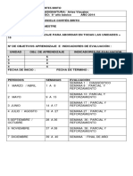 Planificacion Anual. 6° Artes Marcelo Cortes PDF