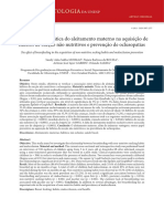 A Influência Da Prática Do Aleitamento Materno Na Aquisição de Hábitos de Sucção Não Nutritivos e Prevenção de Oclusopatias