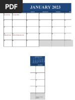 2023 Calendar Planner Malaysia Excel 01