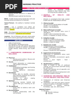 FUNDAMENTALS OF NURSING PRACTICE - Prelims