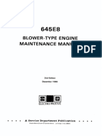 EMD 645E8 Maintenance Manual (Blower Type) PDF