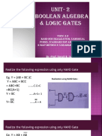 2.2 - DE UNIT 2-Nand-Nor Realization, K-MAP