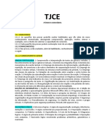 Tjce - Disciplinas - Conteúdo