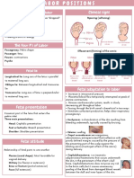 Clinical Signs: The Four P's of Labor