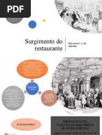 Aula 1 - Surgimento - Do - Restaurante