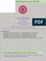 Nepal Health Service Act 2053 BS