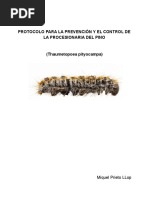 Protocolo para La Prevención y El Control de La Procesionaria Del Pino PDF