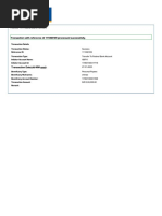 Initiate Single Entry Payment Summary