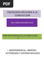 Psicología Aplicada A La Conducción