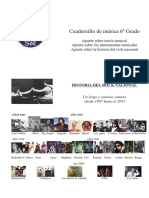 Cuadernillo de Música 6 - Año PDF