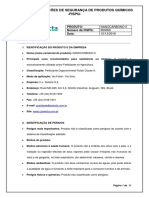 Ficha de Segurança - NANOCARBONO II