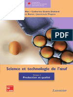 Science Et Technologie de L Oeuf Volume 1 Production Et Qualite Collection Staa - Sommaire