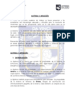 HOJA TRABAJO 1, 2, 3. MATERIA Y MEDICIÓN Química