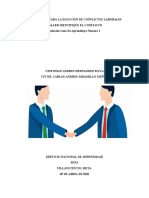 Guia de Aprendizaje #1. Identifique El Conflicto Creatividad para La Solucion de Conflictos Laborales