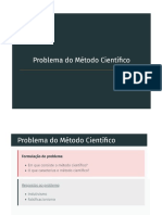 3 O Problema Do Metodo Cientifico