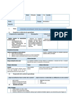 Sesión de Aprendizaje de Ed. para El Trabajo