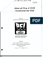 PFI ES-21-1992 Internal Machining and Fit-Up of GTAW Root Pass Circumferential Butt Welds