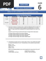 CSO Sample Papers For Class 6