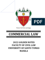 Commercial-Law-2022-Ust-Golden-Notes-Confidential PDF