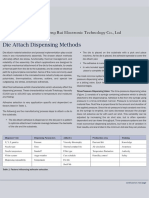 Die Attach Dispensing Methods