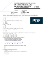 Soal - Kelas 3 Matematika