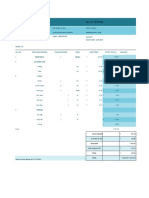 G.D. Apparel: SQ. No. Item Description Consumption UOM Unit Price Cost (Total) Amount