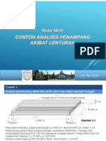 SB-03 Contoh Analisis Penampang Akibat Lenturan