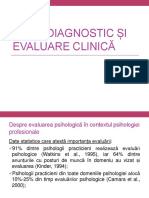 Psihodiagnostic Și Evaluare Clinică - Master 2022