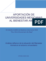 Analisis Reflexivo de La Situación Animal en El Entorno Universitario PDF