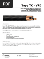 SW 2 KV VFD Cable Formal Data Sheet