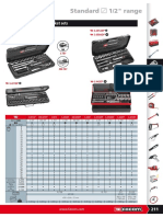 Standard L 1/2" Range: Metric Socket Sets